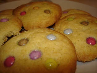 Cookies au smarties