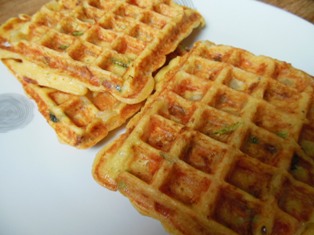 Gaufre légume comté