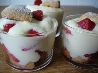 Tiramisu aux fraises