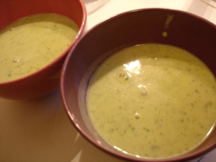 Veloute courgette vache qui rit